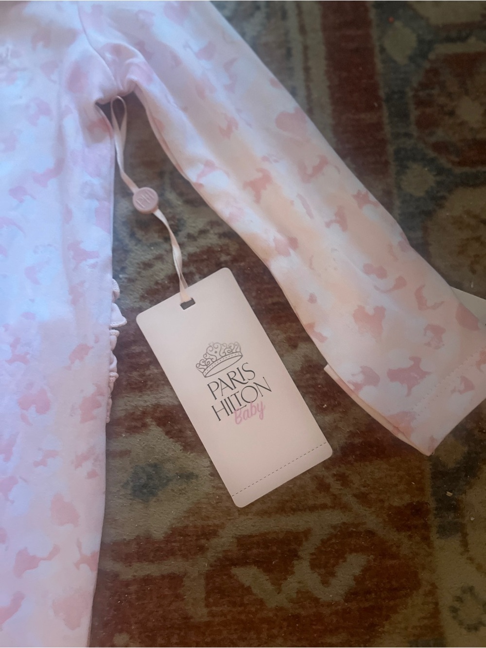 Paris Hilton Ruffle Onesie with Sunglasses (6-9mo) - Picture 3 of 8